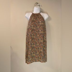 Lightweight Earthtone Floral Dress